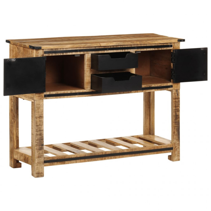 Stolik konsolowy, 100x35x75 cm, lite drewno mango