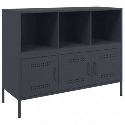 Szafka, antracytowa, 100,5x39x79 cm, stal