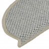 Samoprzylepne nakładki na schody, 15 szt., 65x21x4 cm, zielone
