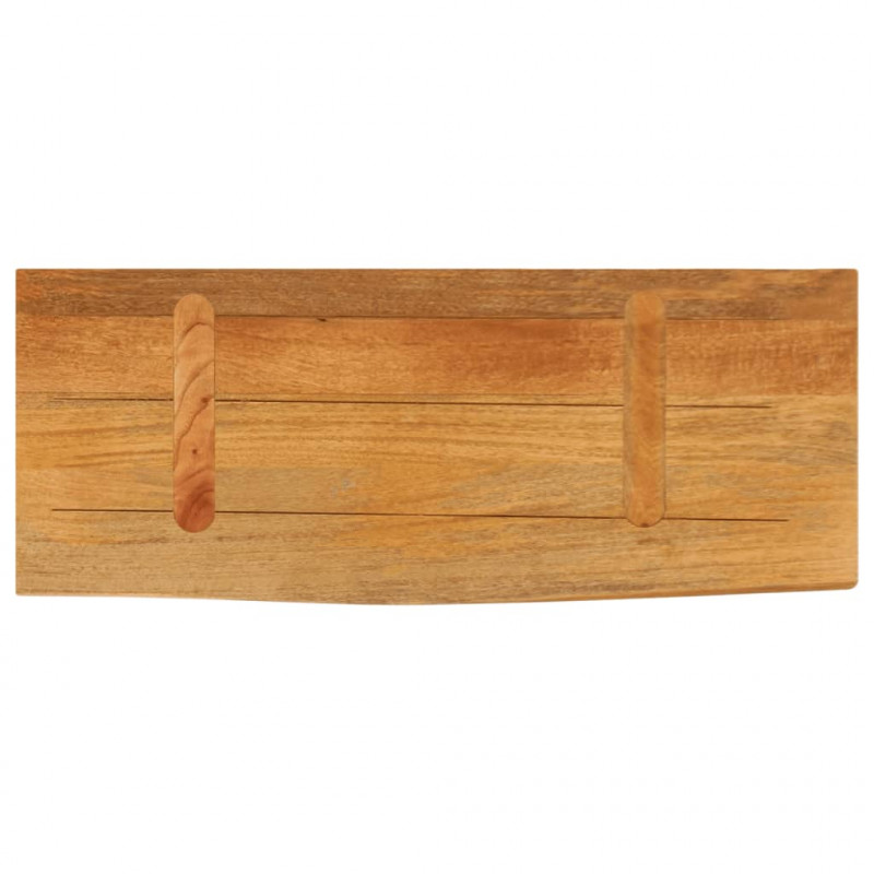 Blat stołu z naturalną krawędzią, 80x30x2,5 cm, drewno mango