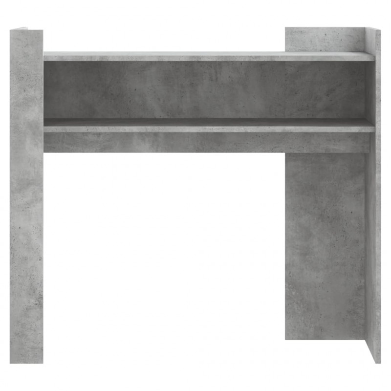 Stolik konsolowy, szarość betonu, 100x35x90 cm