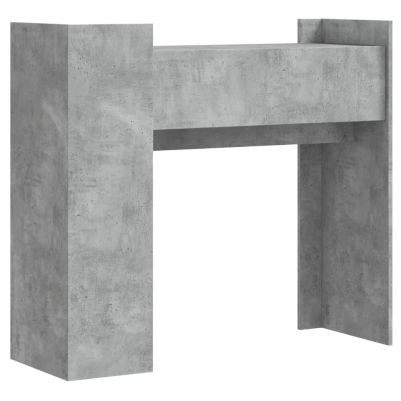 Stolik konsolowy, szarość betonu, 100x35x90 cm