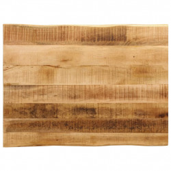 Blat stołu z naturalną krawędzią, 90x60x2,5 cm, drewno mango