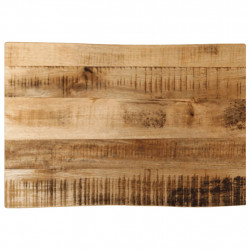 Blat stołu z naturalną krawędzią, 70x40x3,8 cm, drewno mango