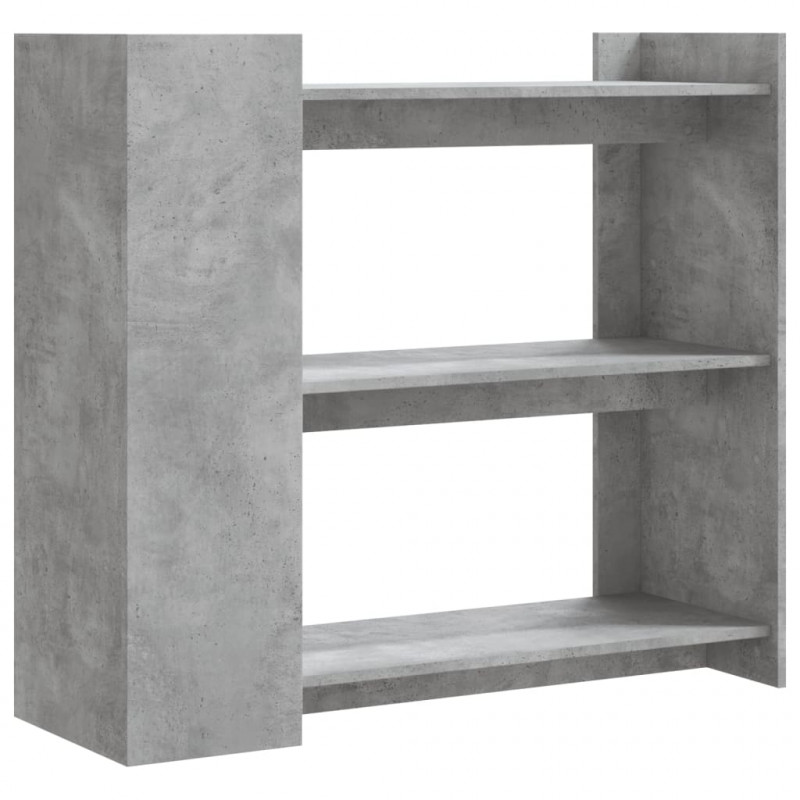 Stolik konsolowy, szarość betonu, 100x35x90 cm