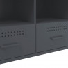 Szafka pod telewizor, antracytowa, 100,5x39x50,5 cm, stalowa