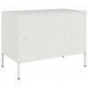 Szafka pod telewizor, biała, 68x39x50,5 cm, stalowa