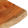 Blat do stołu, 100x40x3,8cm, drewno akacjowe, naturalna krawędź