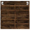 Witryna, przydymiony dąb, 60x8,5x58 cm, materiał drewnopochodny
