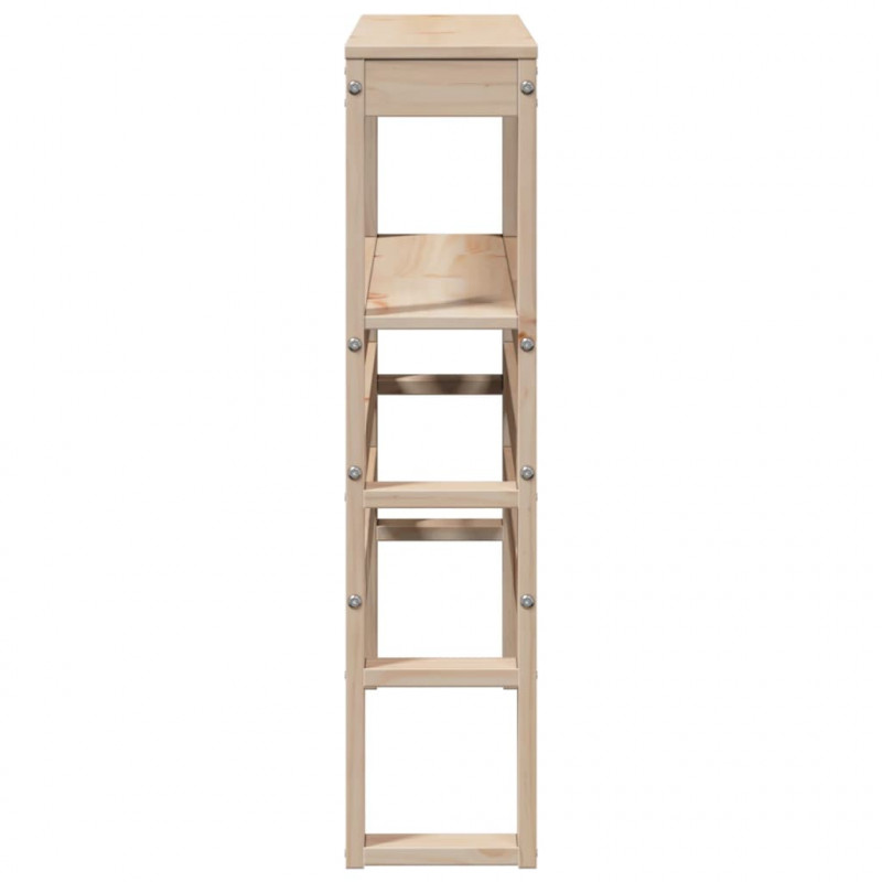 Wezgłowie do łóżka, z półkami, 100 cm, lite drewno sosnowe