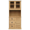 Kredens VIGO, 78x40x175 cm, lite drewno sosnowe