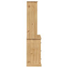 Kredens VIGO, 78x40x175 cm, lite drewno sosnowe