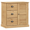 Kredens VIGO, 78x40x175 cm, lite drewno sosnowe
