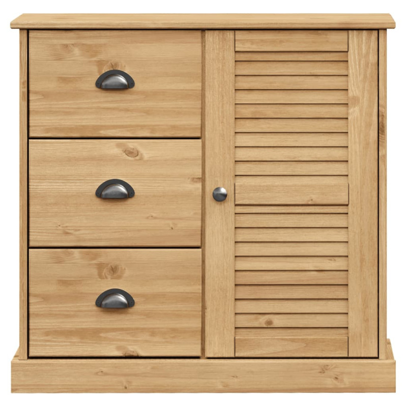 Kredens VIGO, 78x40x175 cm, lite drewno sosnowe