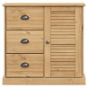 Kredens VIGO, 78x40x175 cm, lite drewno sosnowe