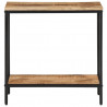 Stolik konsolowy, 70x35x70 cm, surowe drewno mango