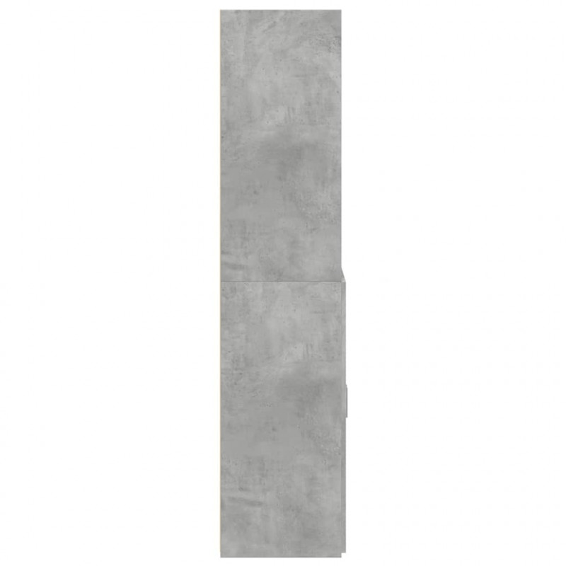 Wysoka szafka, szarość betonu, 70x42,5x185 cm
