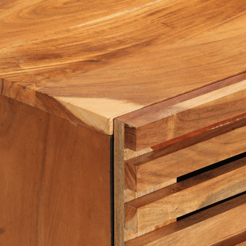 Szafka, 60x34x75 cm, lite drewno akacjowe