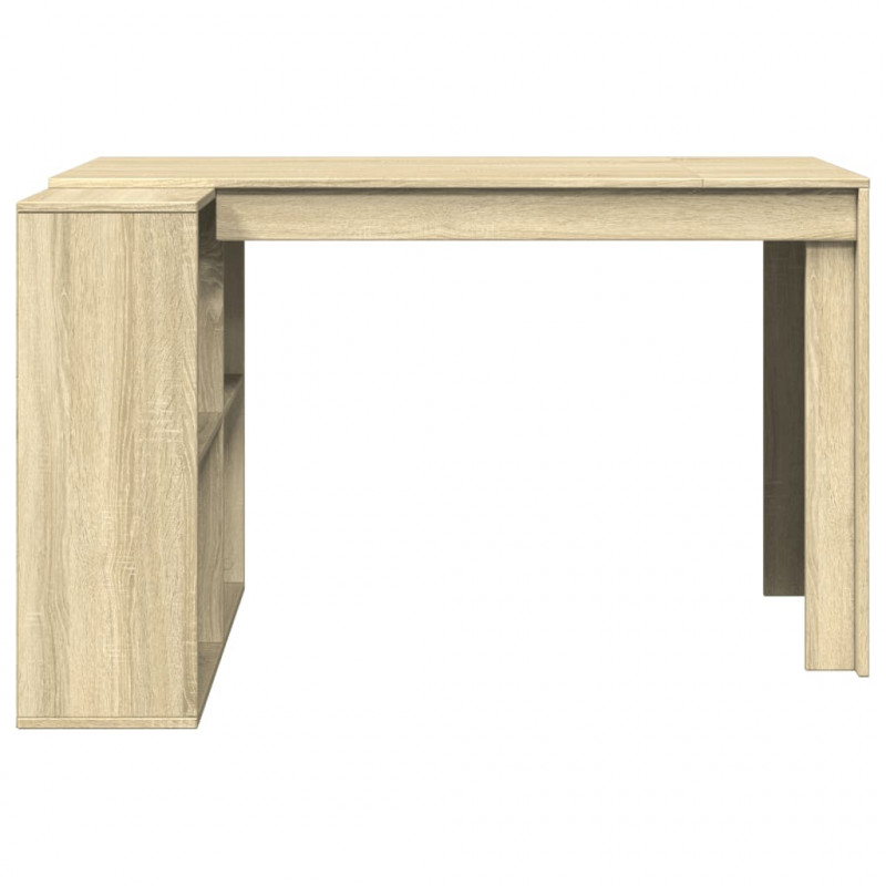 Biurko, dąb sonoma, 123,5x73,5x75 cm, materiał drewnopochodny