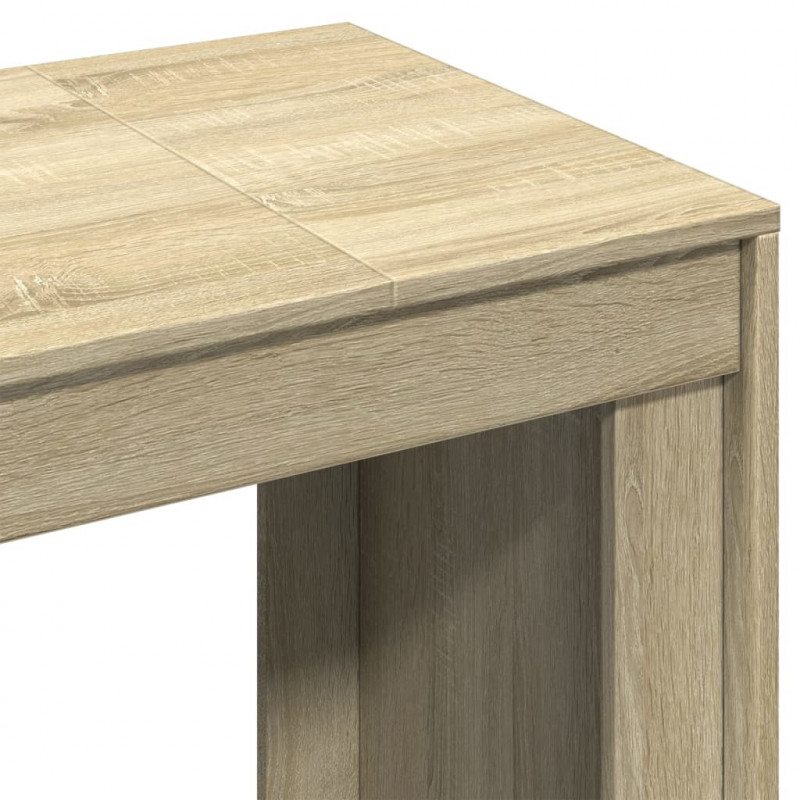 Biurko, dąb sonoma, 123,5x73,5x75 cm, materiał drewnopochodny