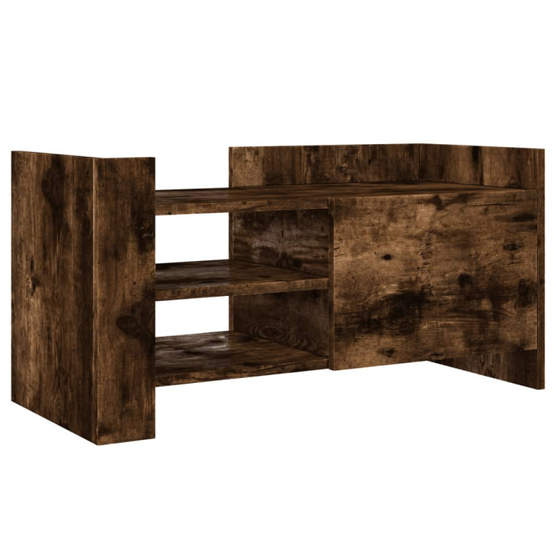 Szafka pod TV, przydymiony dąb, 80x35x40 cm