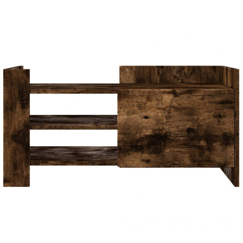 Szafka pod TV, przydymiony dąb, 80x35x40 cm