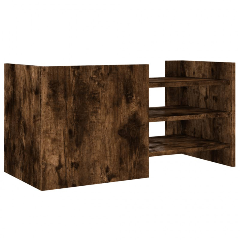 Szafka pod TV, przydymiony dąb, 80x35x40 cm