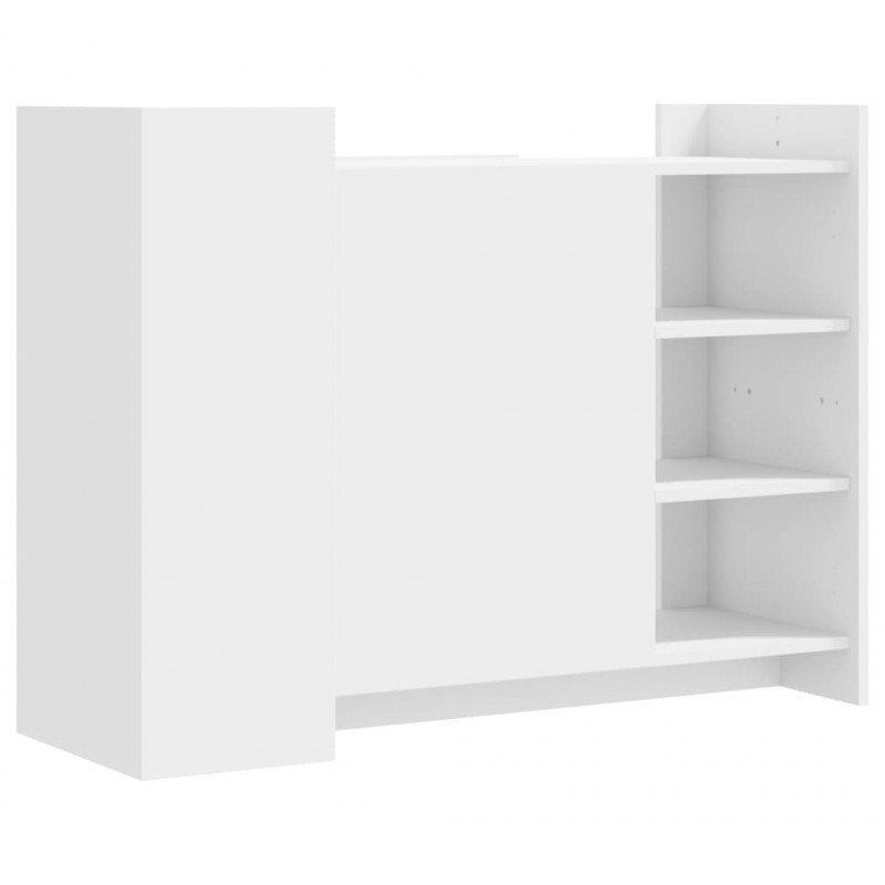 Szafka, biała, 100x35x75 cm, materiał drewnopochodny