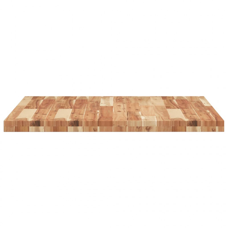 Blat do stolika, kwadratowy, 80x80x4 cm, lite drewno akacjowe
