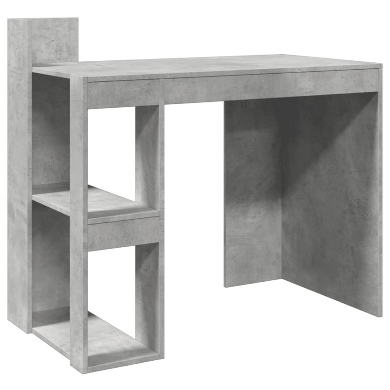 Biurko, szarość betonu, 103,5x56,5x94 cm