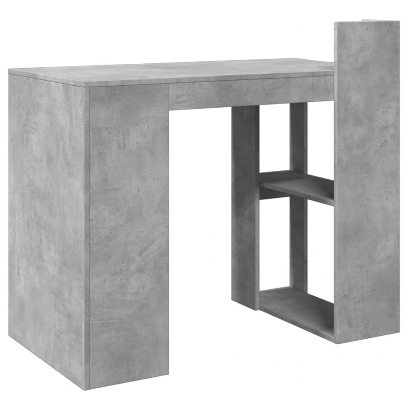 Biurko, szarość betonu, 103,5x56,5x94 cm