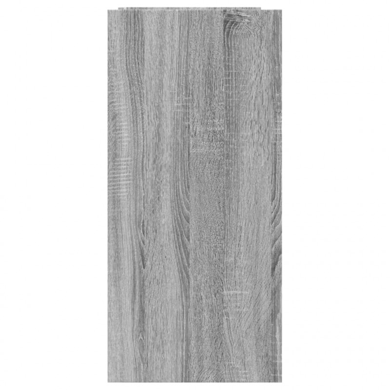 Szafka, szary dąb sonoma, 100x35x75 cm, materiał drewnopochodny
