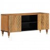 Szafka pod telewizor, 105x33x46 cm, lite drewno mango
