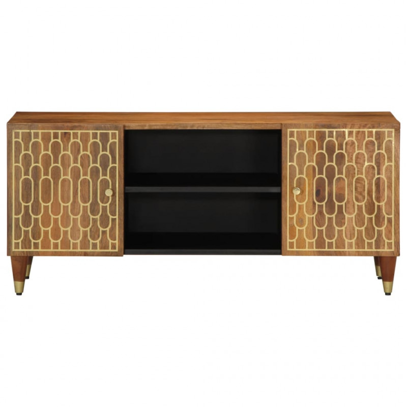 Szafka pod telewizor, 105x33x46 cm, lite drewno mango