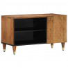 Szafka pod telewizor, 80x33x46 cm, lite drewno mango