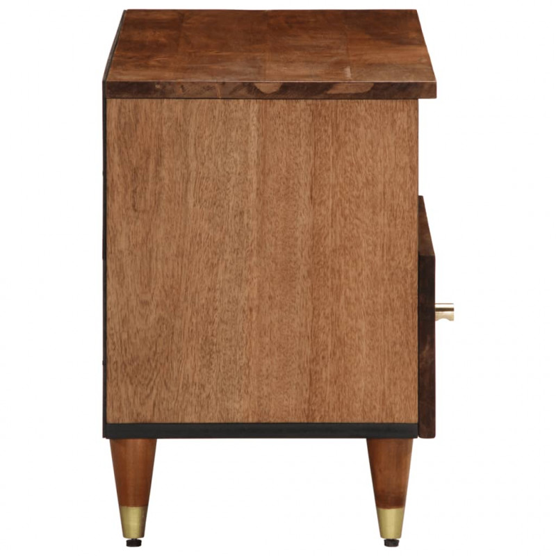 Szafka pod telewizor, 80x33x46 cm, lite drewno mango