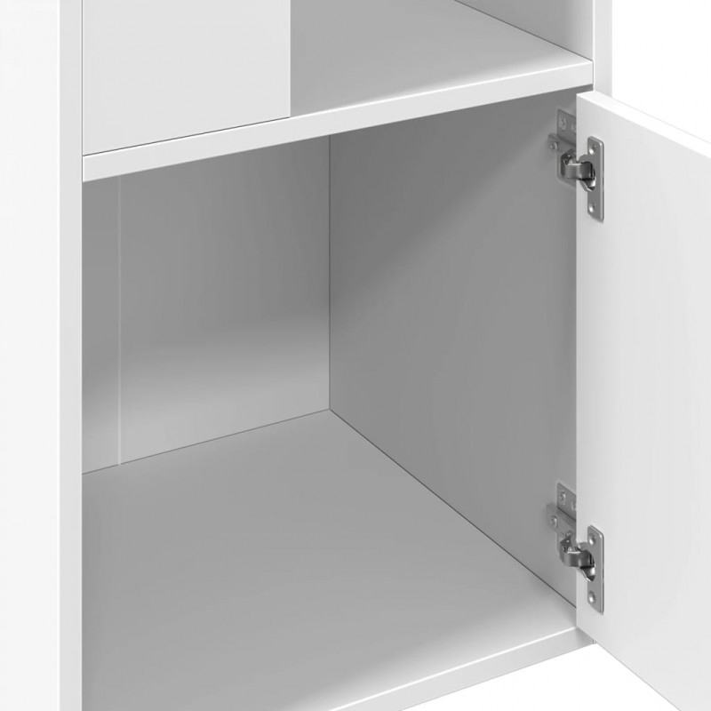 Regał, biały, 40x36x189 cm, materiał drewnopochodny