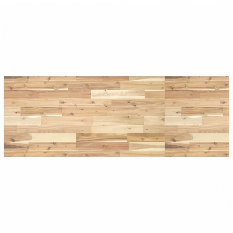 Blat do biurka, 140x50x2 cm, surowe drewno akacjowe