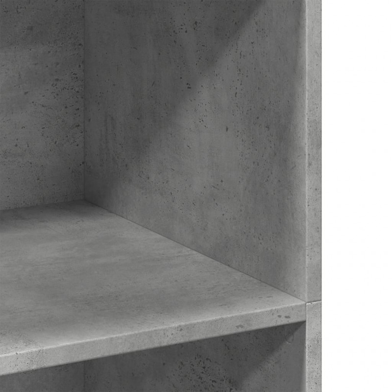 Wysoka szafka, szarość betonu, 70x41x124 cm