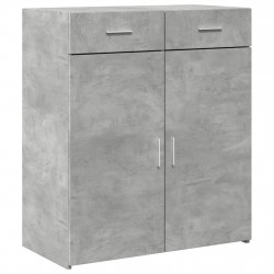 Szafka, szarość betonu, 80x42,5x93 cm, materiał drewnopochodny