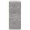 Szafka, szarość betonu, 80x42,5x93 cm, materiał drewnopochodny
