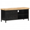 Szafka pod TV, 90x30x41 cm, surowe drewno mango