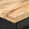 Szafka pod TV, 90x30x41 cm, surowe drewno mango
