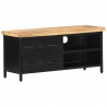 Szafka pod TV, 90x30x41 cm, surowe drewno mango