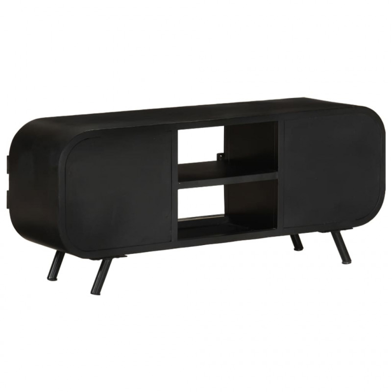 Szafka pod TV, 110x30x45 cm, lite drewno odzyskane