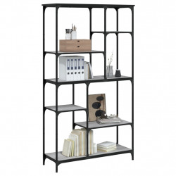 Regał na książki, szary dąb sonoma, 99x35,5x176 cm