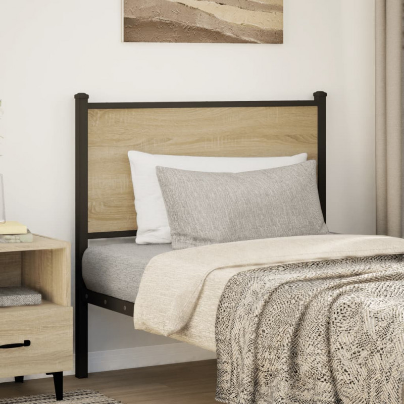 Wezgłowie łóżka, dąb sonoma, 80 cm