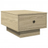 Stolik kawowy, dąb sonoma 60x45x31 cm materiał drewnopochodny