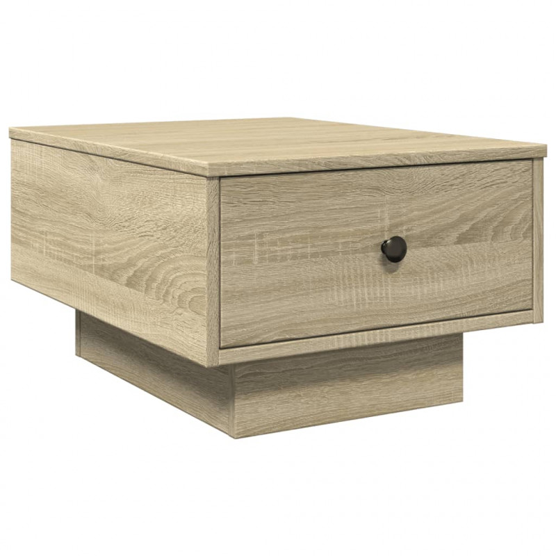 Stolik kawowy, dąb sonoma 60x45x31 cm materiał drewnopochodny