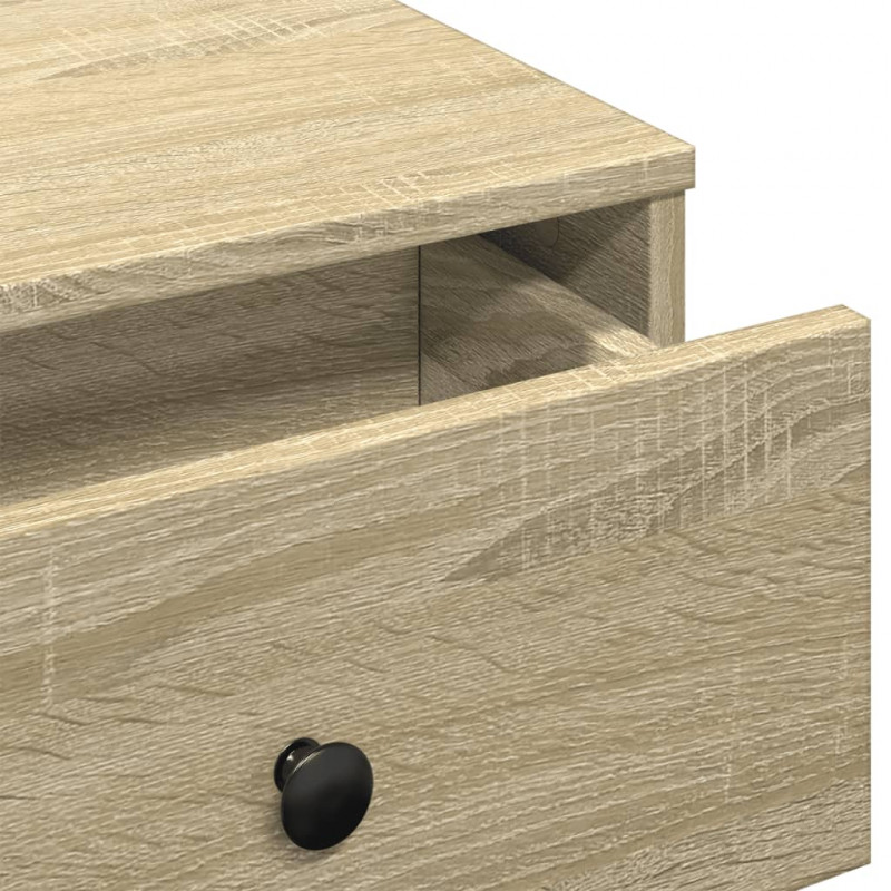 Stolik kawowy, dąb sonoma 60x45x31 cm materiał drewnopochodny